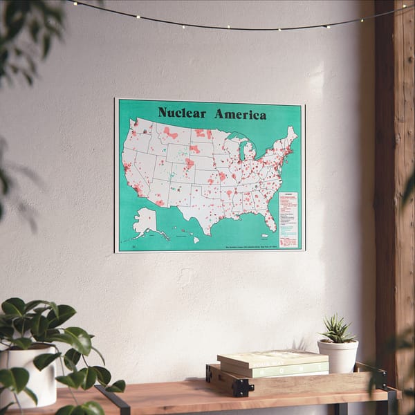 2464646421058397102_2048-1.jpeg Nuclear America - War Resisters League (1979) - Atomic Age Poster Print
