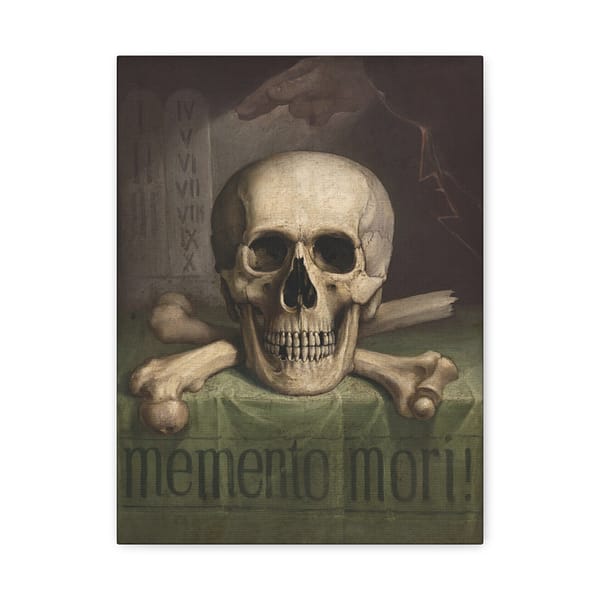2671735737662497768_2048.jpeg Memento Mori - Jozef Hanula (1901) - Vintage Art Canvas Print