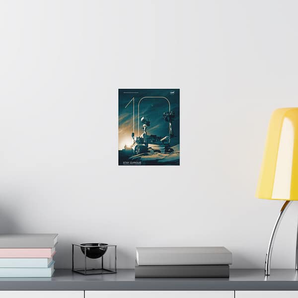 3261915690230957424_2048.jpeg Curiosity Rover - Celebrating 10 Years of Exploration - NASA (2012) - Space Age Poster Print