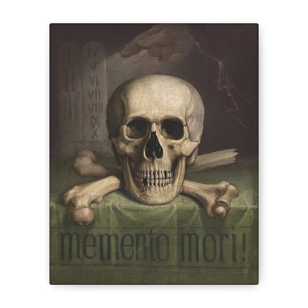 4118719336792577950_2048.jpeg Memento Mori - Jozef Hanula (1901) - Vintage Art Canvas Print