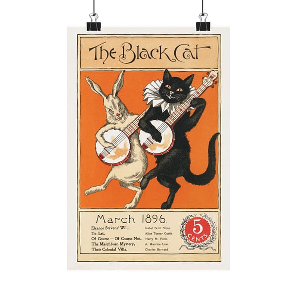 5785935598761716404_2048.jpeg The Black Cat, March - Nelly Littlehale Murphy (1896) - Vintage Art Poster Print