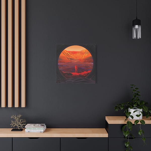 6277902597181886642_2048-1.jpeg Astronaut Stands on Mars - NASA (2020) - Space Age Canvas Print