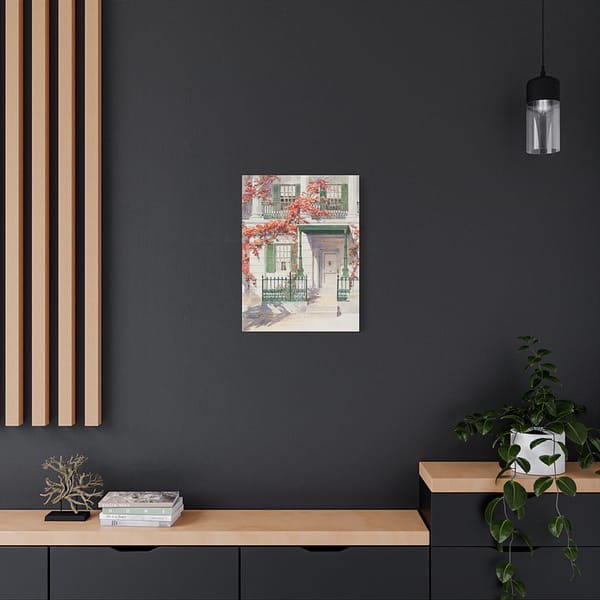 6431462399466515265_2048.jpeg Ornamental Iron - Architectural Study - Gilbert Sackerman (c. 1936) - Vintage Art Canvas Print