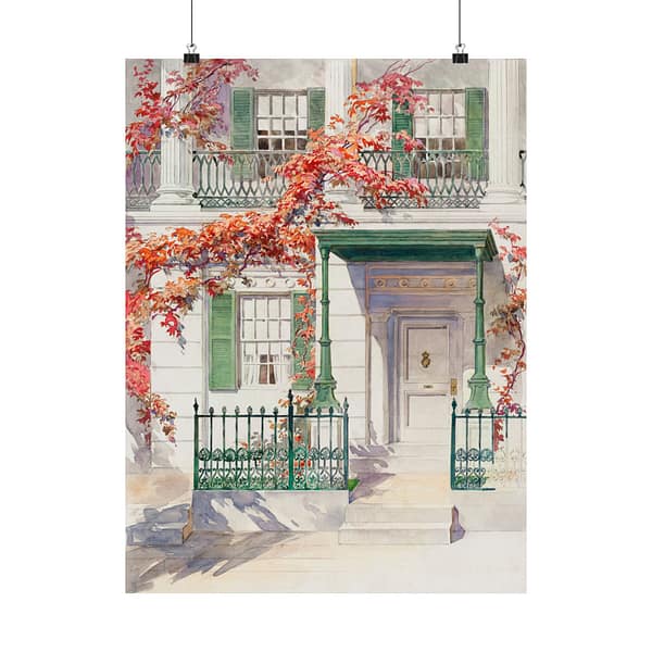 8241194488246041406_2048.jpeg Ornamental Iron - Architectural Study - Gilbert Sackerman (c. 1936) - Vintage Art Poster Print