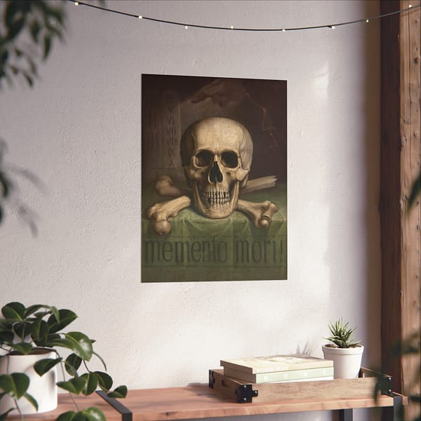 8491721930056291853_2048.jpeg Memento Mori - Jozef Hanula (1901) - Vintage Art Poster Print