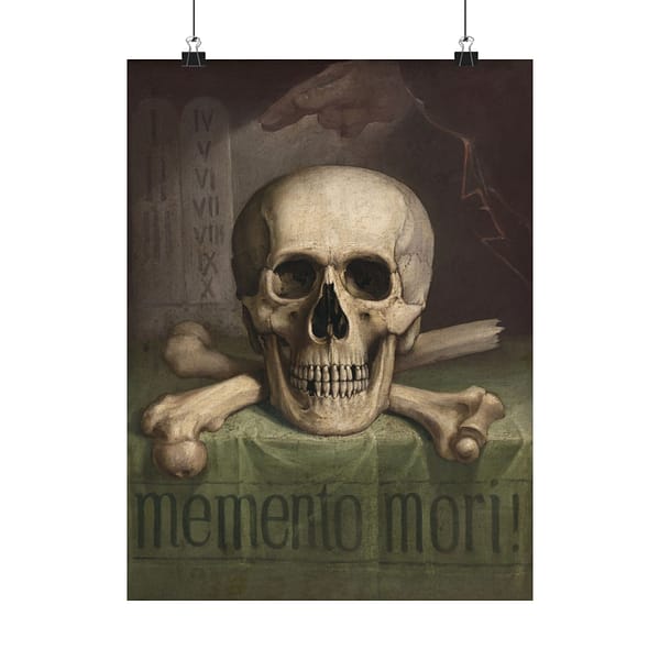 8862505525924517691_2048.jpeg Memento Mori - Jozef Hanula (1901) - Vintage Art Poster Print