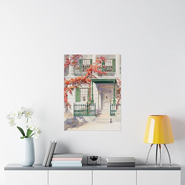 9352452588479096197_2048.jpeg Ornamental Iron - Architectural Study - Gilbert Sackerman (c. 1936) - Vintage Art Poster Print