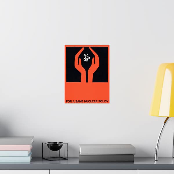 9365496285371204279_2048-1.jpeg For a Sane Nuclear Policy - Saul Bass (1964) - Atomic Age Poster Print