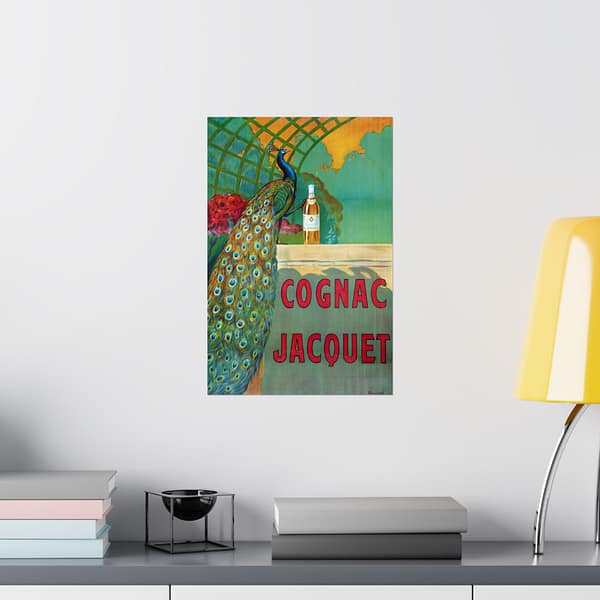 10016271428707049713_2048.jpeg Cognac Jacquet Peacock – Camille Bouchet – Art Nouveau Poster Print