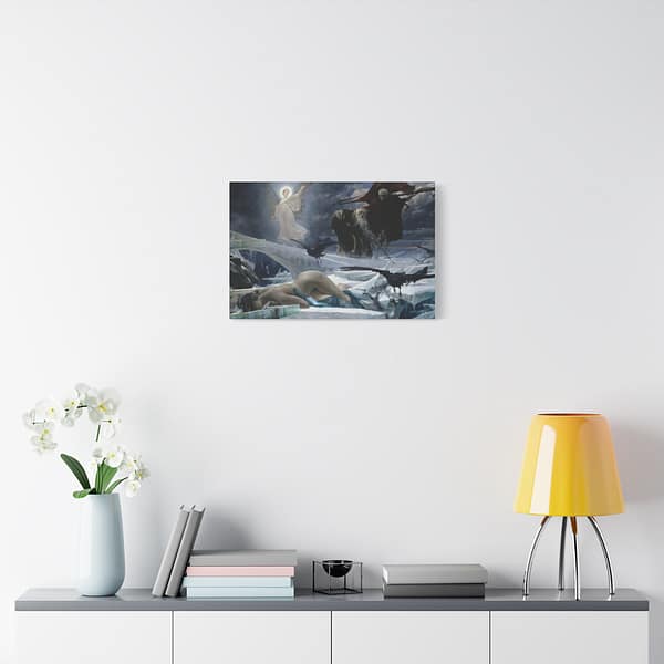 10099945626009114822_2048.jpeg Ahasuerus at the End of the World – Adolf Hirémy-Hirschl (1888) – Classical Canvas Print