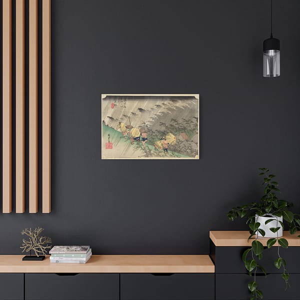 10143134253532402345_2048.jpeg Driving Rain at Shono (Shono Hakuu) - Utagawa Hiroshige (c. 1832-34) - Japanese Woodblock Canvas Print