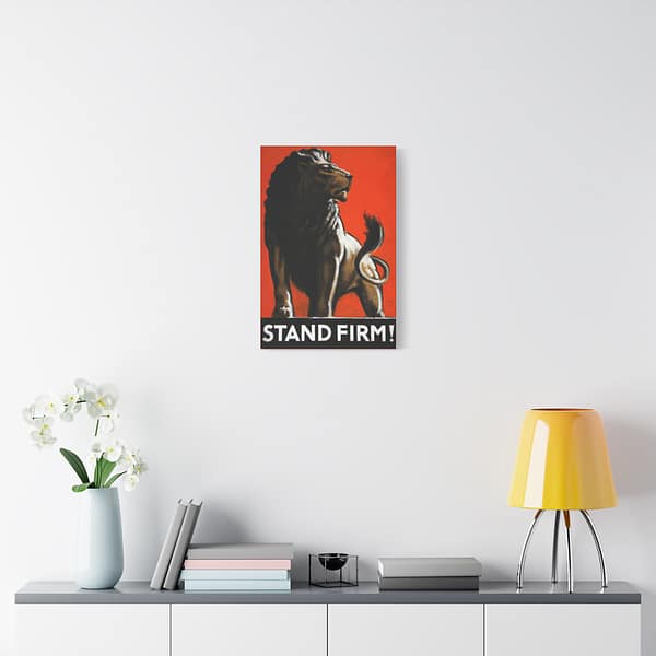 10168734371404051559_2048.jpeg Stand Firm! - Tom Purvis (1943) - Patriotic WWII Canvas Print