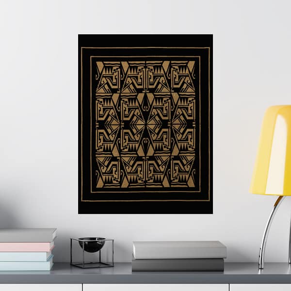 10170642338828369559_2048.jpeg Art Deco Geometric Velvet Pattern (c. 1920-1930) - Art Deco Poster Print