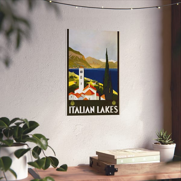 1017506283214158039_2048.jpeg Italian Lakes – ENIT Italian National Tourist Board (c. 1930) – Vintage Travel Poster Print