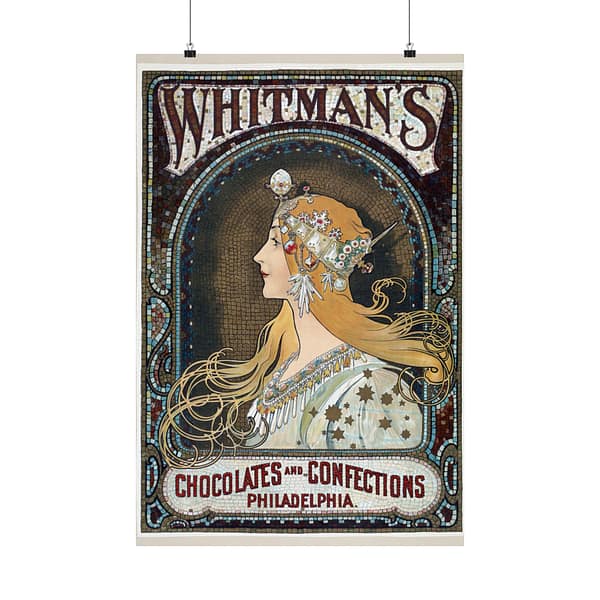 10216931043013616200_2048.jpeg Zodiac (Whitman's Chocolates and Confections) - Alphonse Mucha (1896) - Art Nouveau Poster Print