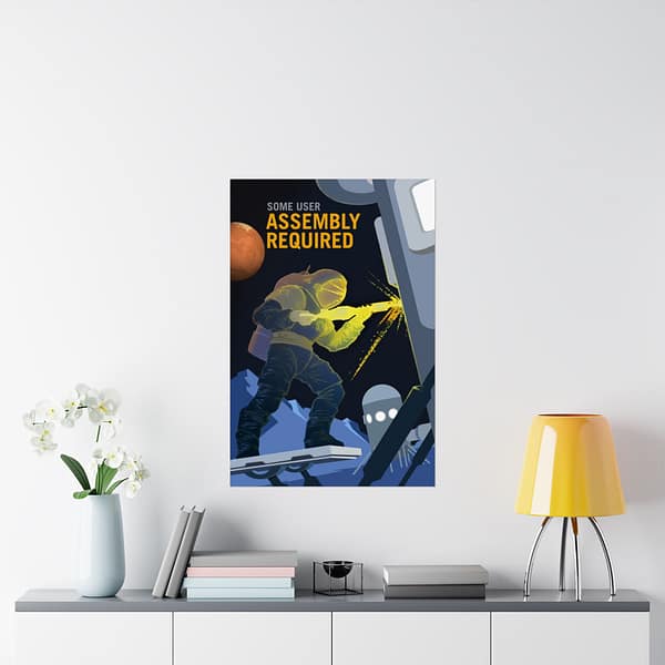 10277354624769108961_2048.jpeg Some User Assembly Required – NASA Recruitment Ad – Space Age Poster Print
