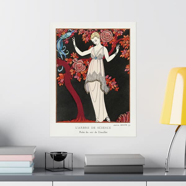 10279633159952703732_2048.jpeg L'Arbre de science, Robe du soir de Doeuillet - George Barbier (1914) - Art Deco Poster Print