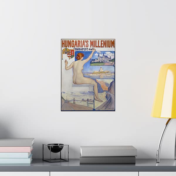 10305044533894318099_2048.jpeg Hungaria’s Millenium, Budapest 1896 – Théo Van Rysselberghe – Art Nouveau Poster Print