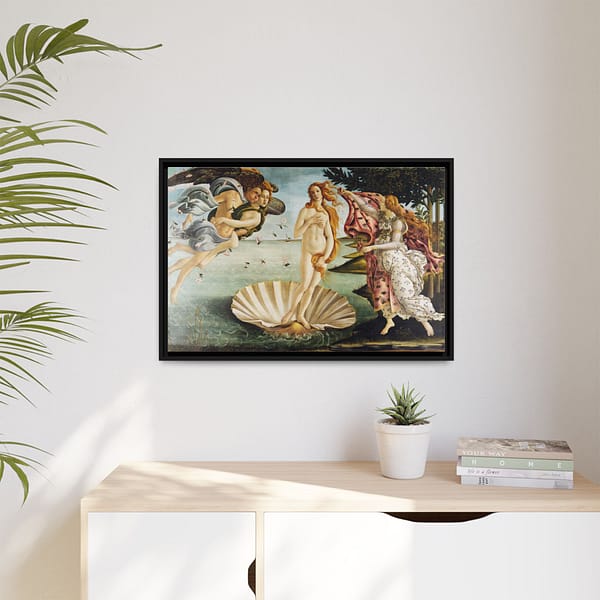 10415588705960245049_2048.jpeg The Birth of Venus – Sandro Botticelli (c. 1485-1486) – Renaissance Framed Canvas Print