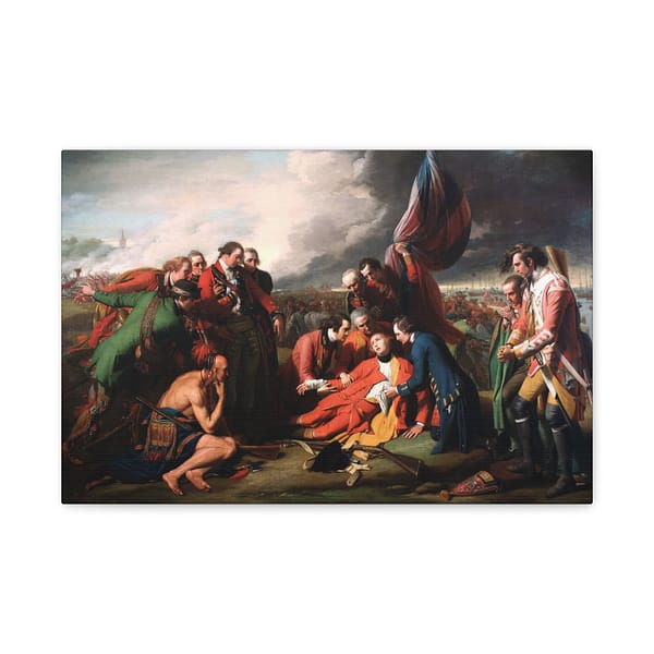 10435120201796594061_2048.jpeg The Death of General Wolfe – Benjamin West (1770) – Classical Canvas Print
