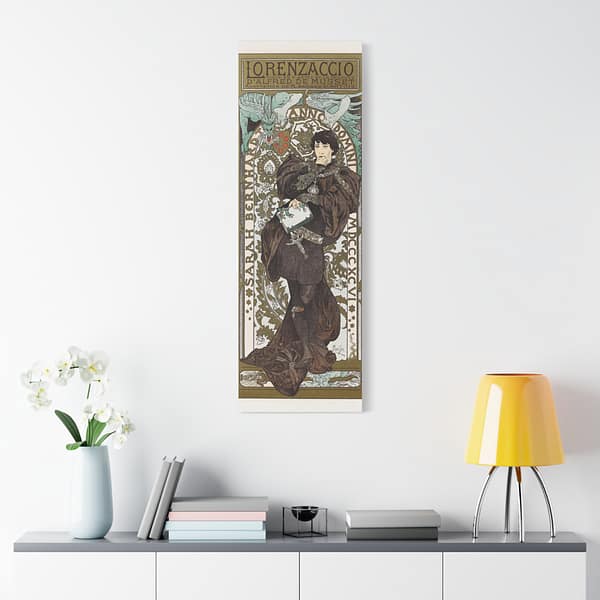 10436364286658866348_2048.jpeg Lorenzaccio - Alphonse Mucha (1896-1900) - Art Nouveau Canvas Print