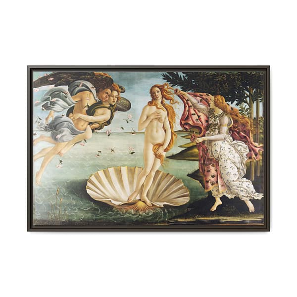 10469812537722688404_2048.jpeg The Birth of Venus – Sandro Botticelli (c. 1485-1486) – Renaissance Framed Canvas Print