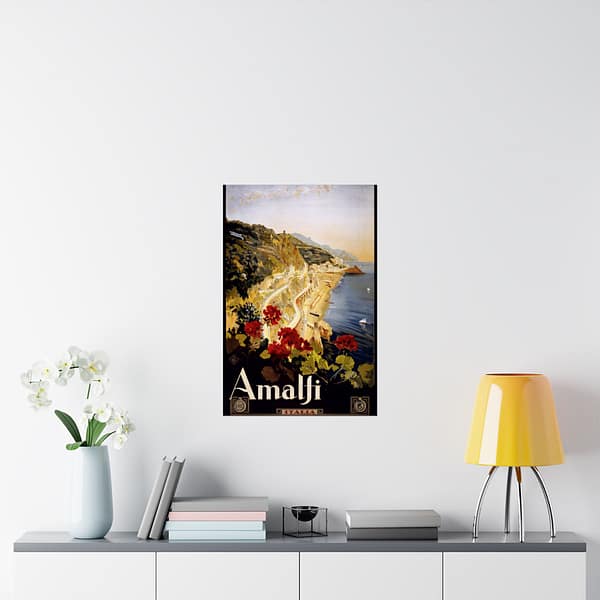 10477855176949664002_2048.jpeg Amalfi Coast, Italy – ENIT Italian National Tourist Board – Vintage Travel Poster Print