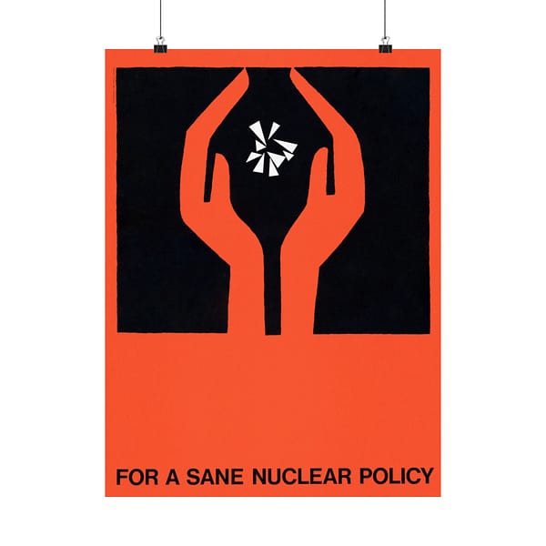 10514126488822889084_2048.jpeg For a Sane Nuclear Policy - Saul Bass (1964) - Atomic Age Poster Print