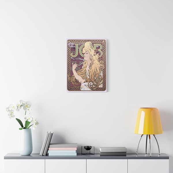 10546210822298412429_2048.jpeg Job Cigarettes ad - Alphonse Mucha (1896) - Art Nouveau Canvas Print