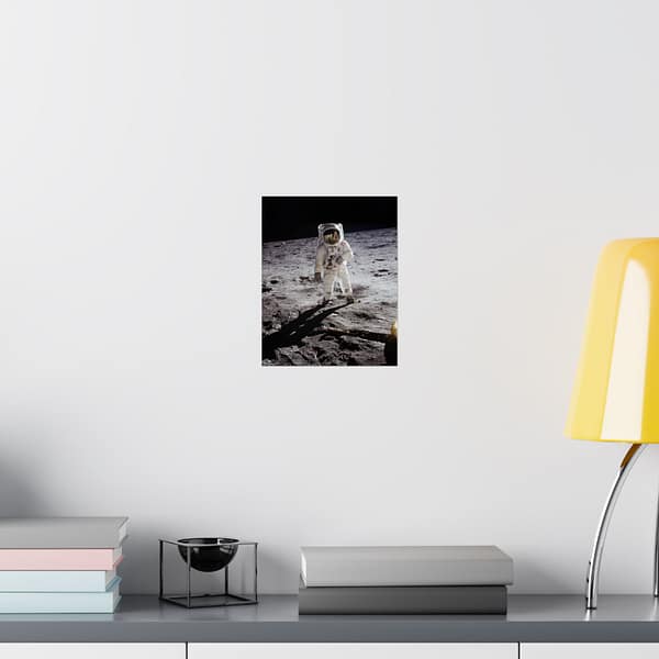10575791232232199466_2048.jpeg Buzz Aldrin on the Moon - NASA Apollo 11 Mission Photograph (1969) - Space Age Poster Print