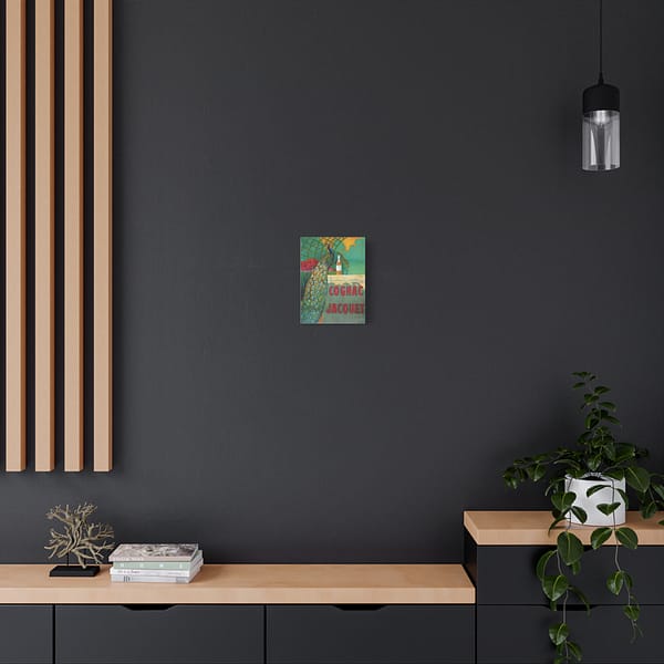 10641369561414923891_2048.jpeg Cognac Jacquet Peacock – Camille Bouchet – Art Nouveau Canvas Print