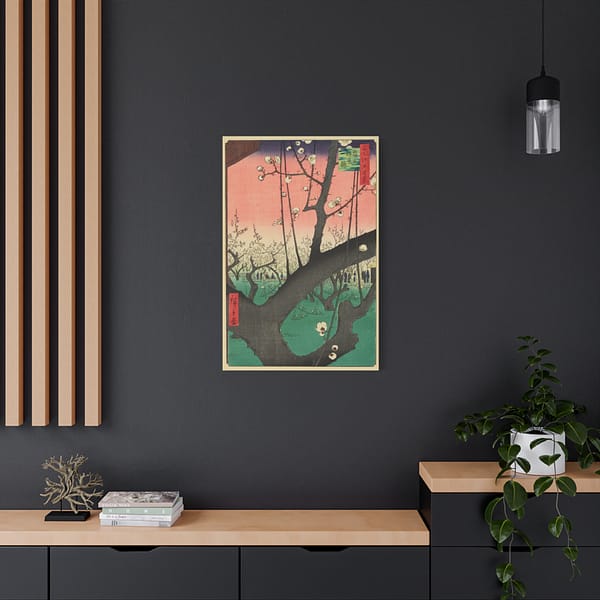 10680492822818673613_2048.jpeg Plum Park in Kameido – Utagawa Hiroshige (1857) – Japanese Woodblock Canvas Print