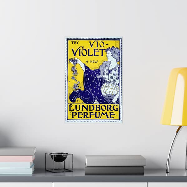 10719969810205993158_2048.jpeg Try Vio-Violet, A New Lundborg Perfume – Louis Rhead (1895) – Art Nouveau Poster Print
