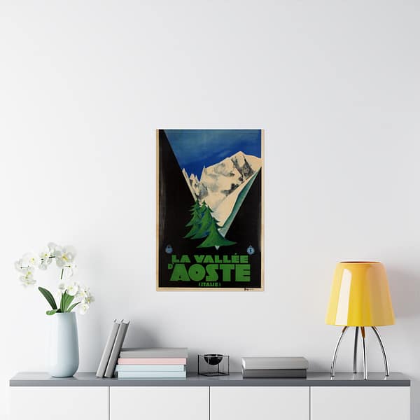 10741169708796672018_2048.jpeg La Vallee d’Aoste (Italie) – ENIT Italian National Tourist Board – Vintage Travel Poster Print