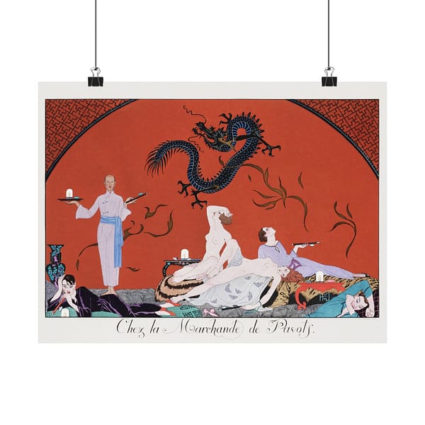10802278494029584081_2048.jpeg Chez la Marchande de Pavots - George Barbier (1920) - Art Deco Poster Print