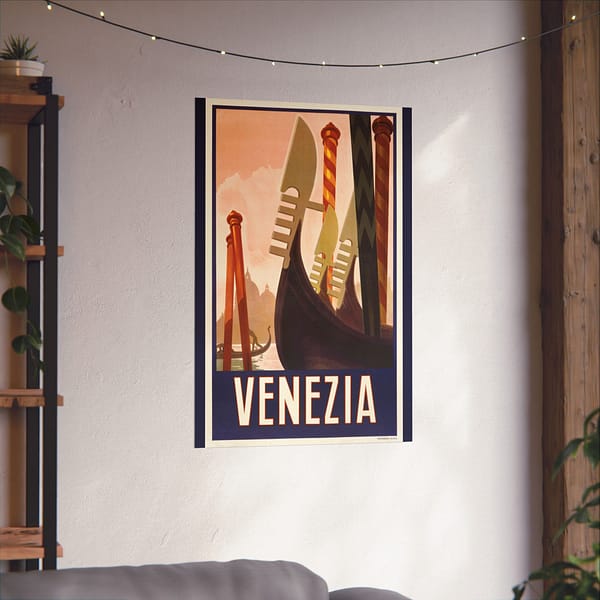 10884837597863290980_2048-1.jpeg Venezia (Venice), Italy – ENIT Italian National Tourist Board – Vintage Travel Poster Print