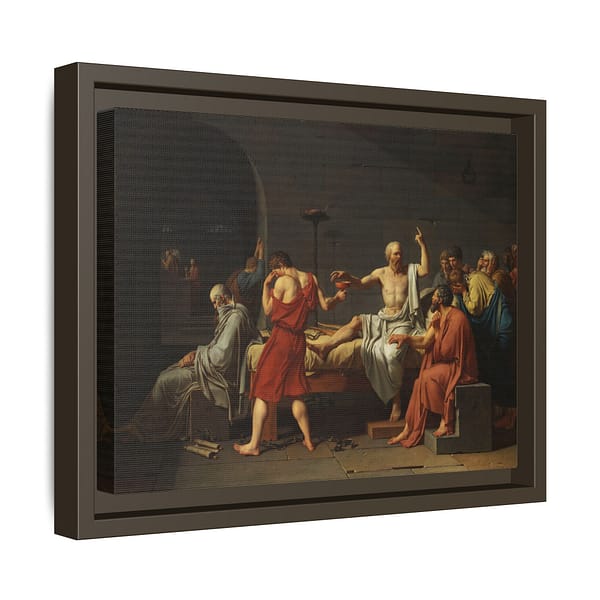 10924348999862442023_2048.jpeg The Death of Socrates – Jacques-Louis David (1787) – Classical Framed Canvas Print
