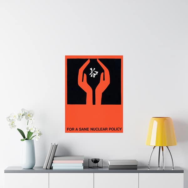 11057384613561744661_2048.jpeg For a Sane Nuclear Policy - Saul Bass (1964) - Atomic Age Poster Print