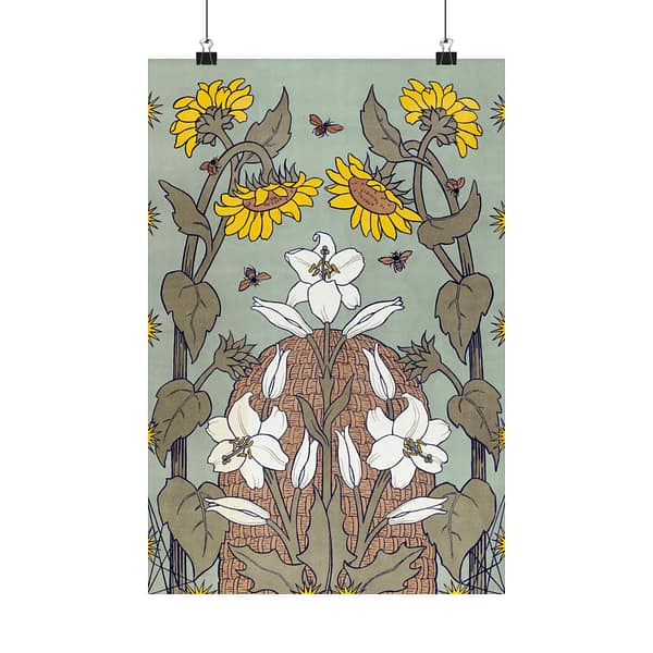 11092613908020278328_2048.jpeg Bees and Beehive – Suze Fokker (1898) – Art Nouveau Poster Print