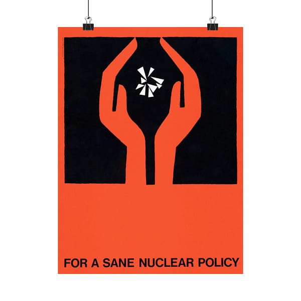 11111327079456707171_2048.jpeg For a Sane Nuclear Policy - Saul Bass (1964) - Atomic Age Poster Print