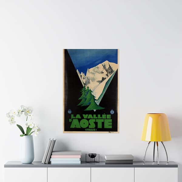 11169941355481078926_2048.jpeg La Vallee d’Aoste (Italie) – ENIT Italian National Tourist Board – Vintage Travel Poster Print