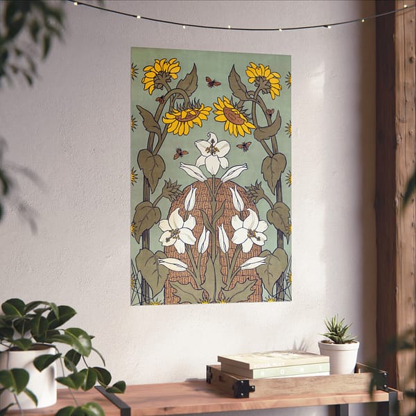 11311190941652989728_2048.jpeg Bees and Beehive – Suze Fokker (1898) – Art Nouveau Poster Print