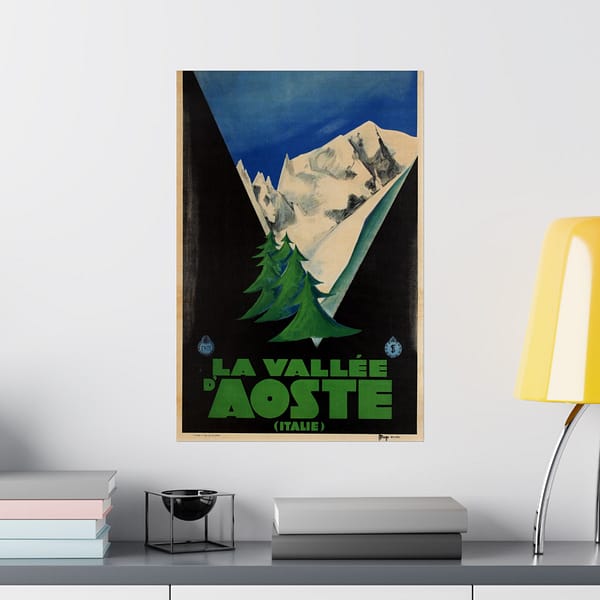 11413049111813960677_2048.jpeg La Vallee d’Aoste (Italie) – ENIT Italian National Tourist Board – Vintage Travel Poster Print