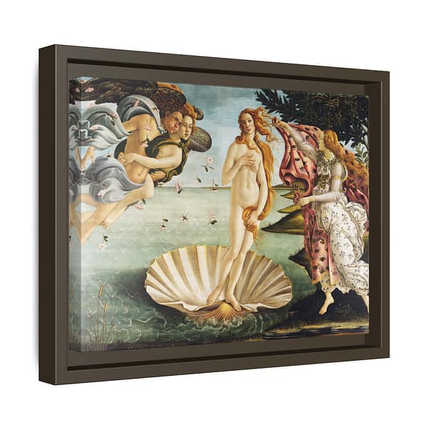 11420855061425689473_2048.jpeg The Birth of Venus – Sandro Botticelli (c. 1485-1486) – Renaissance Framed Canvas Print