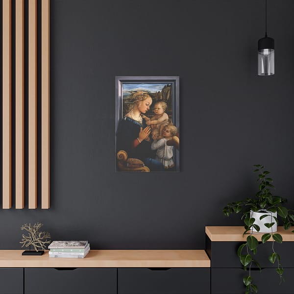 11462094388476154054_2048.jpeg Madonna and Child with Two Angels – Fra Filippo Lippi (c. 1465) – Renaissance Canvas Print