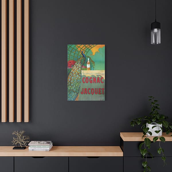 11530131477303414947_2048.jpeg Cognac Jacquet Peacock – Camille Bouchet – Art Nouveau Canvas Print
