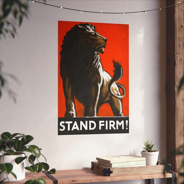 11573473806668953149_2048.jpeg Stand Firm! - Tom Purvis (1943) - Patriotic WWII Poster Print