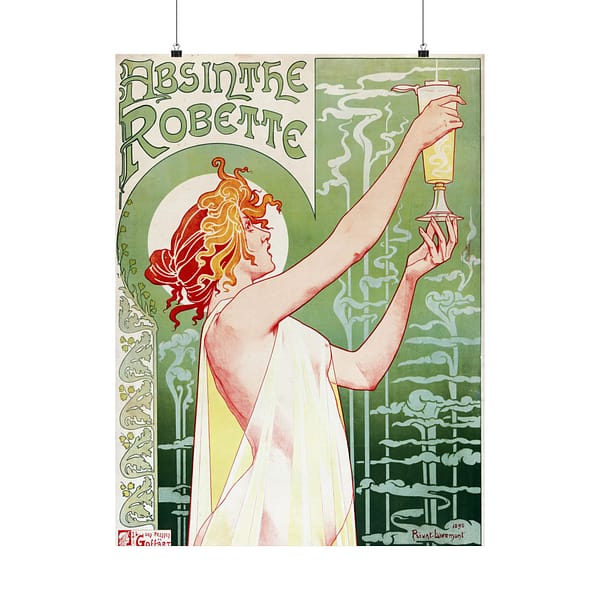 11634249856178851160_2048.jpeg Absinthe Robette ad – Henri Privat-Livemont (1896) – Art Nouveau Poster Print