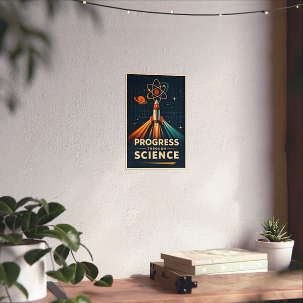11659235103995496419_2048-1.jpeg Progress Through Science – LUNE Original – Atomic Age Poster Print