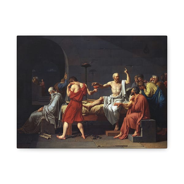 11688248838195326298_2048.jpeg The Death of Socrates – Jacques-Louis David (1787) – Classical Canvas Print